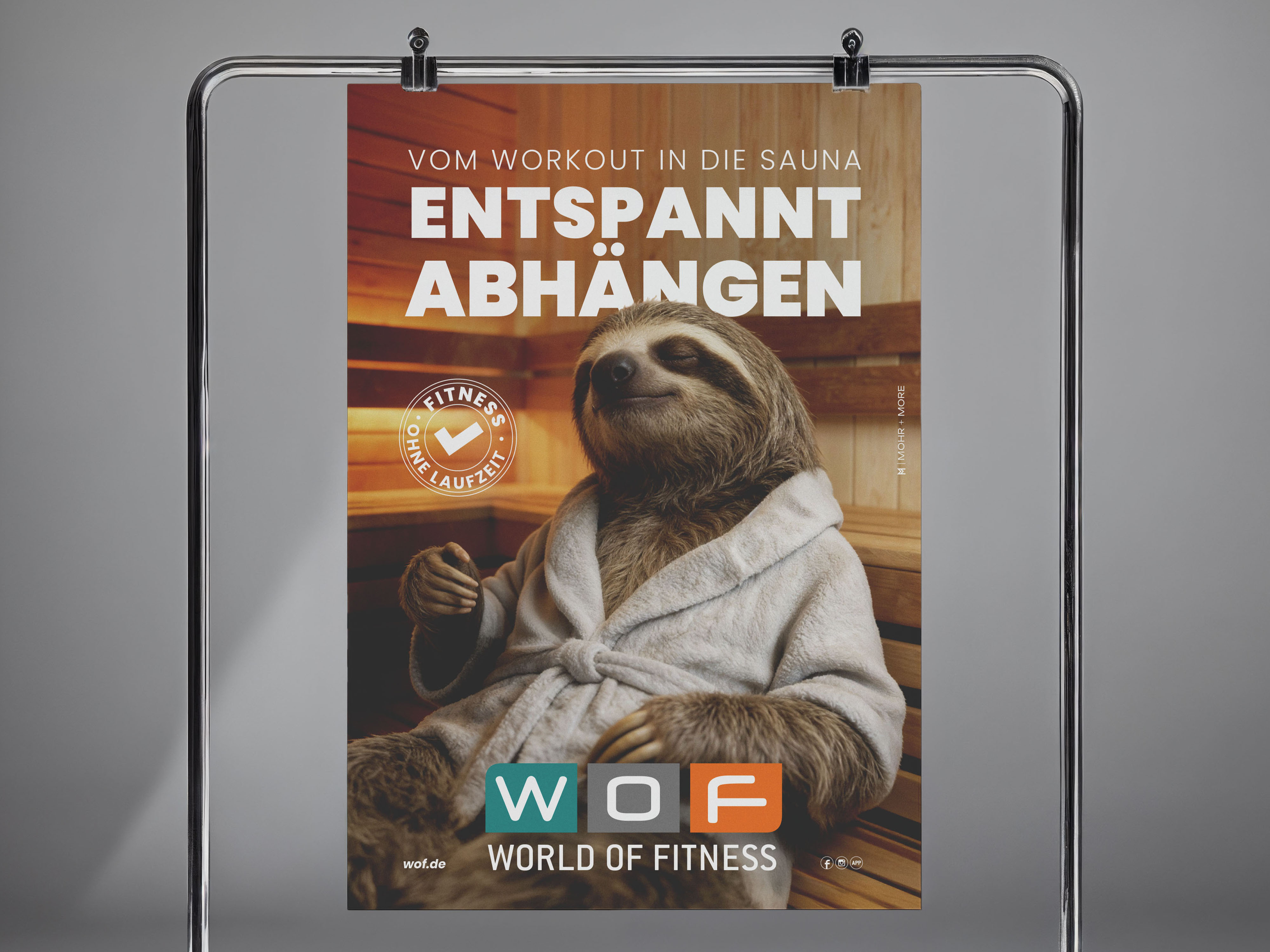 World of Fitness &ndash; Out of home Kampagnen &ndash; Projektansicht 1 von 4
