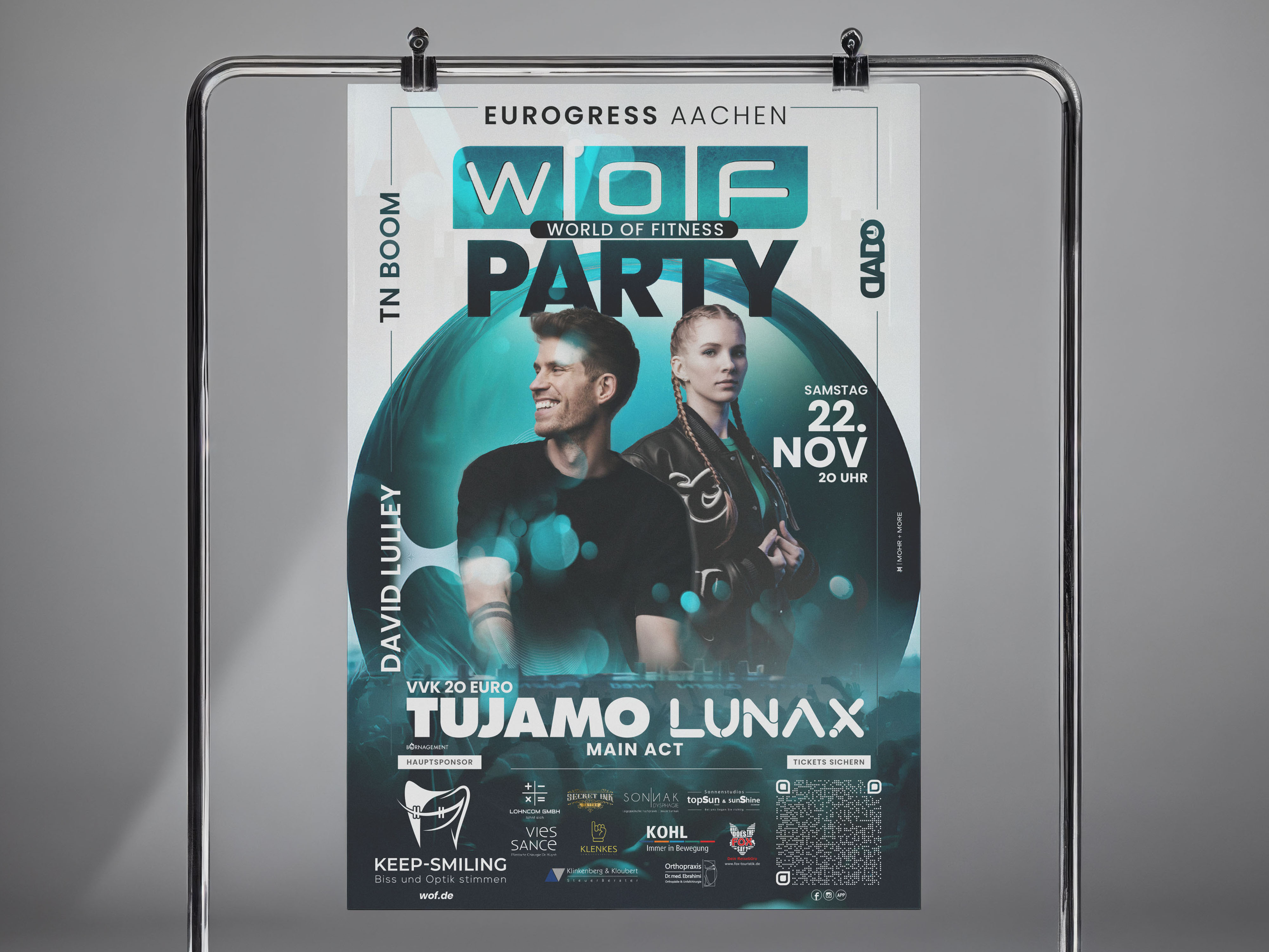 World of Fitness &ndash; Out of home Kampagnen &ndash; Projektansicht 4 von 4