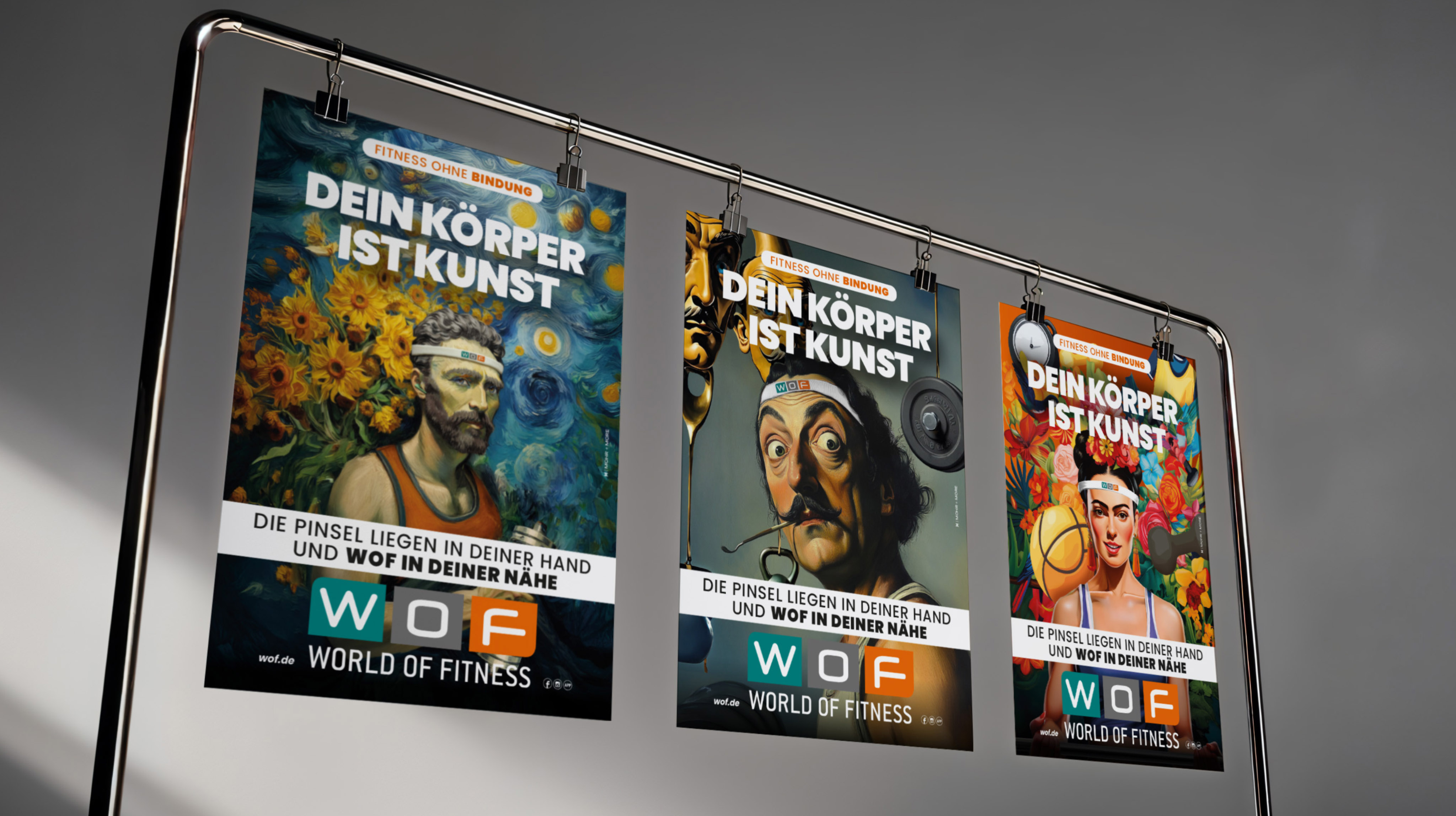 World of Fitness &ndash; Out of home Kampagnen
